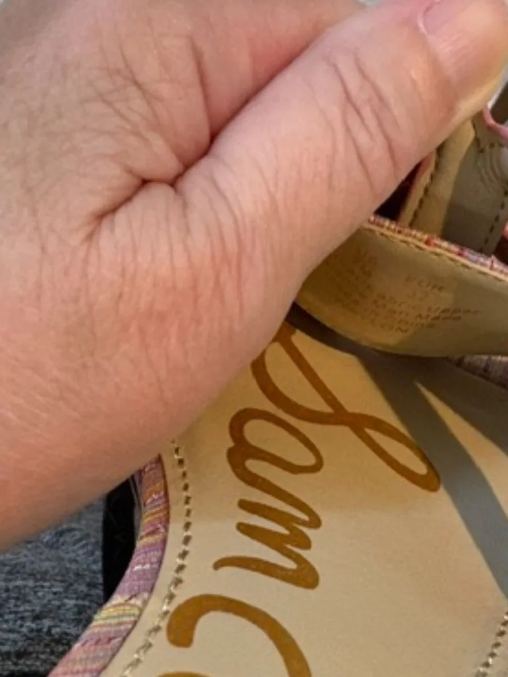 SAM EDELMAN Waylon sandal 7 New in Box